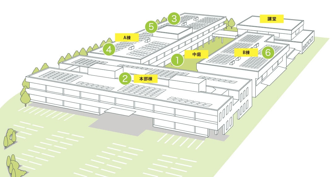 静岡県立工科短期大学沼津キャンパスマップ